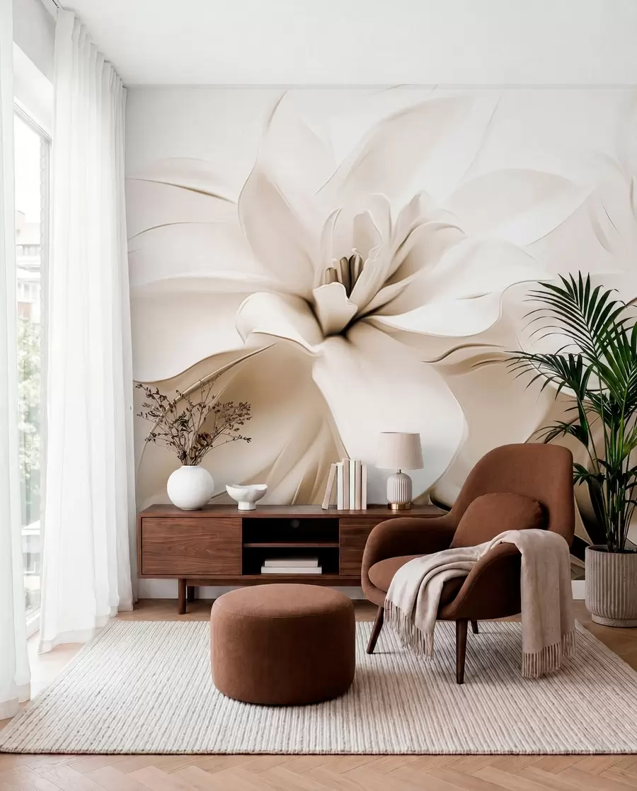 Fotobehang Fantasiebloemen w04984