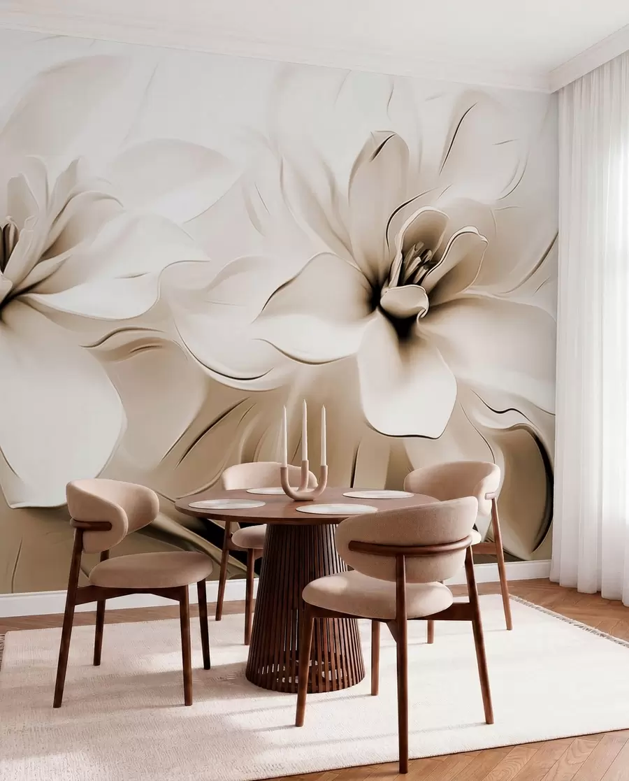 Fotobehang Fantasiebloemen w04984