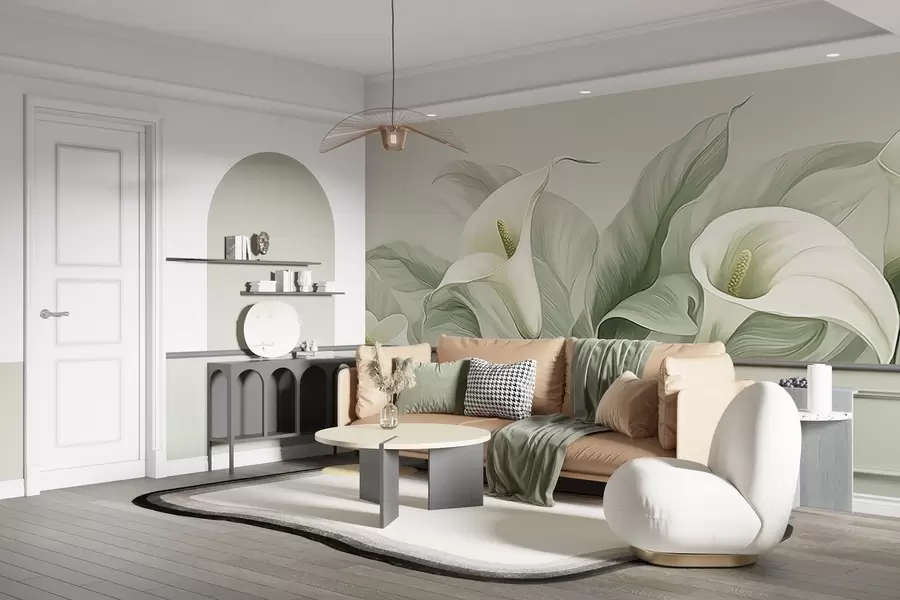 Fotobehang Exotische bloemen w05028