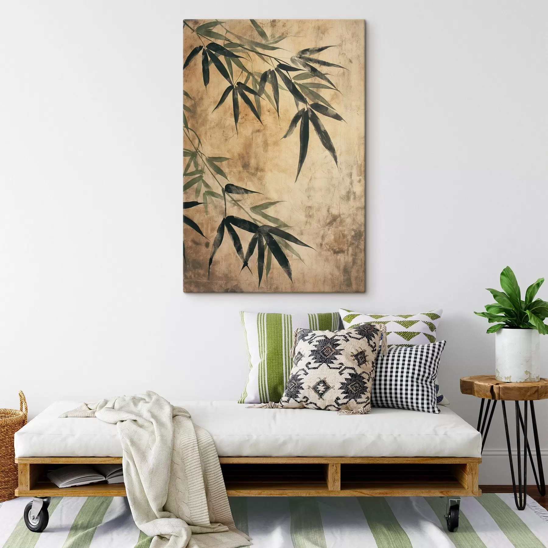  Schilderijen Bamboe bladeren s47048