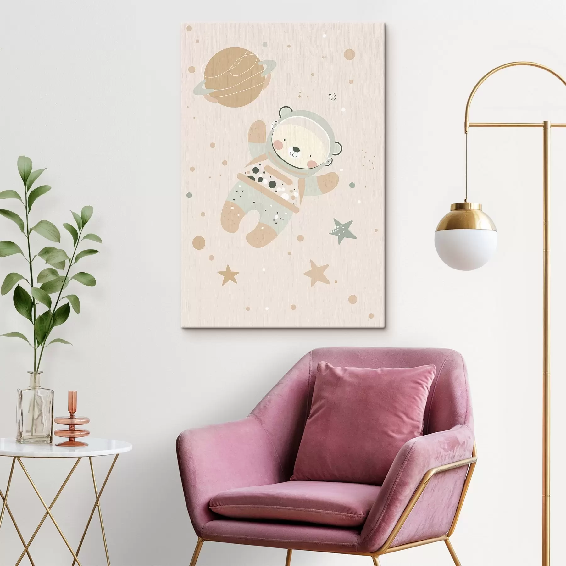  Schilderijen Kosmonautbeer s47068