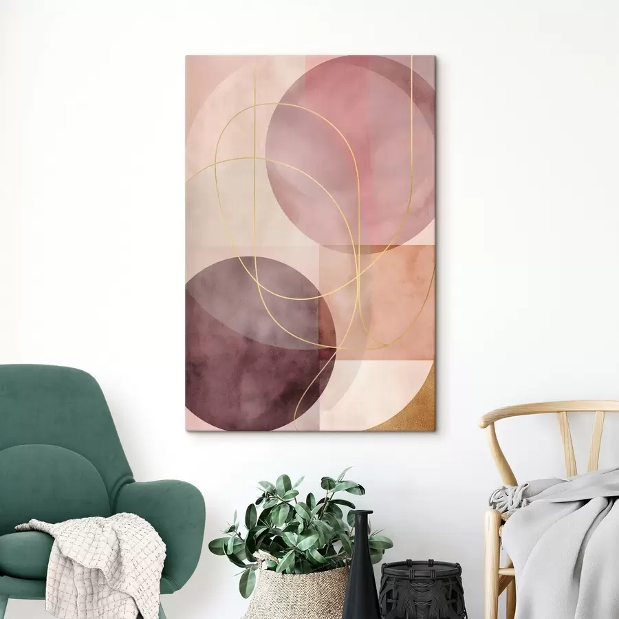  Schilderijen Abstracte cirkels s47070