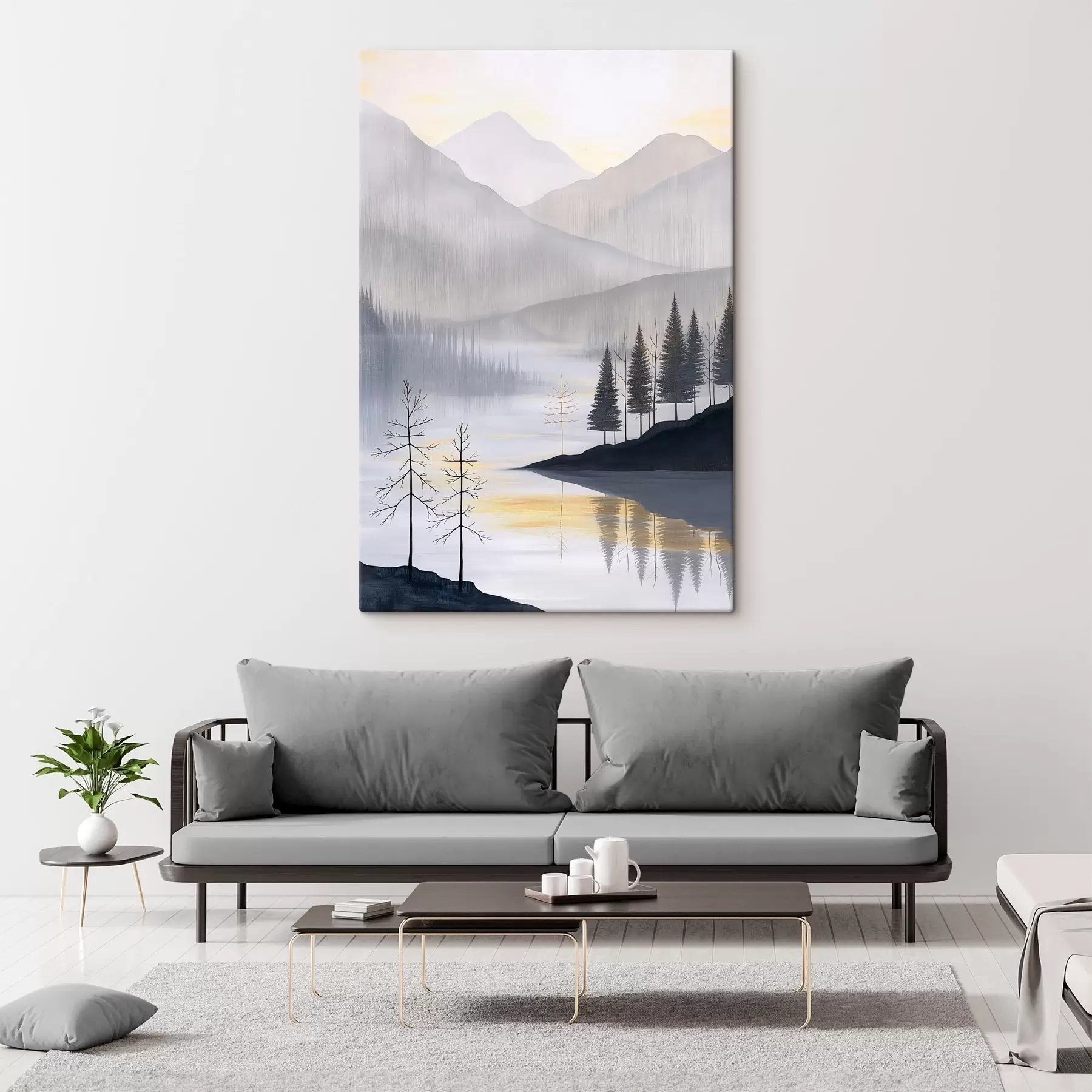  Schilderijen Bos en bergen s47078