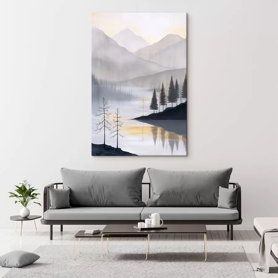  Schilderijen Bos en bergen s47078