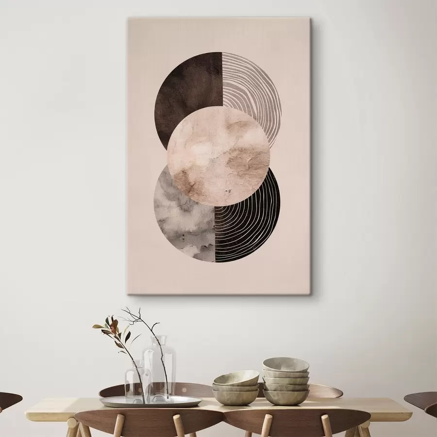  Schilderijen Drie cirkels s47081