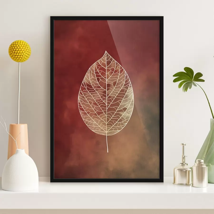 Fotobehang Bladeren in verschillende kleuren f47052