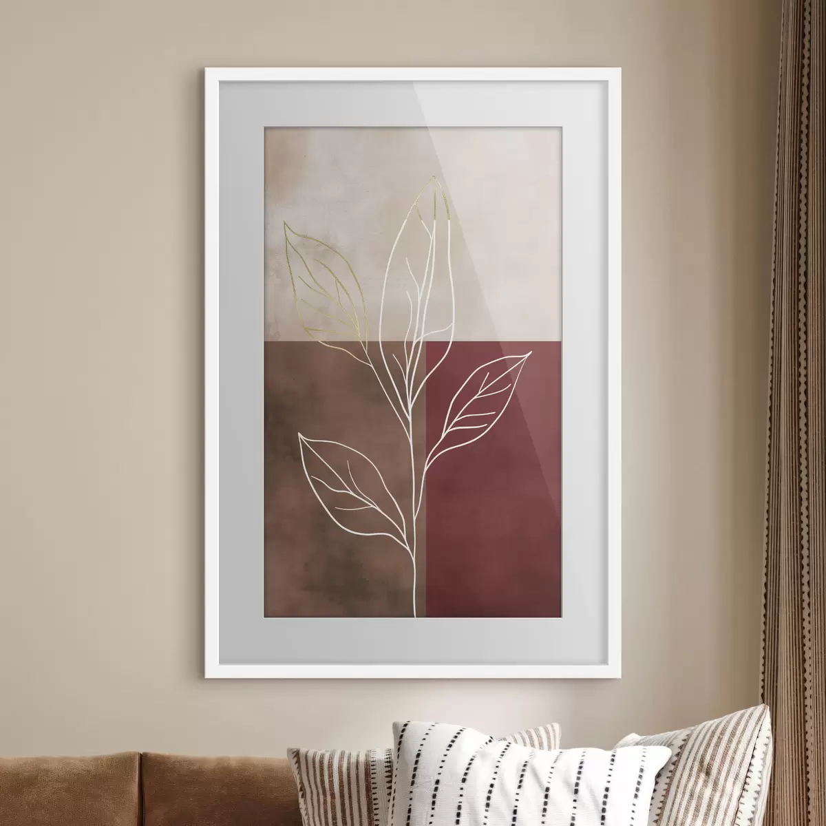 Poster Dunne lijnen f47053