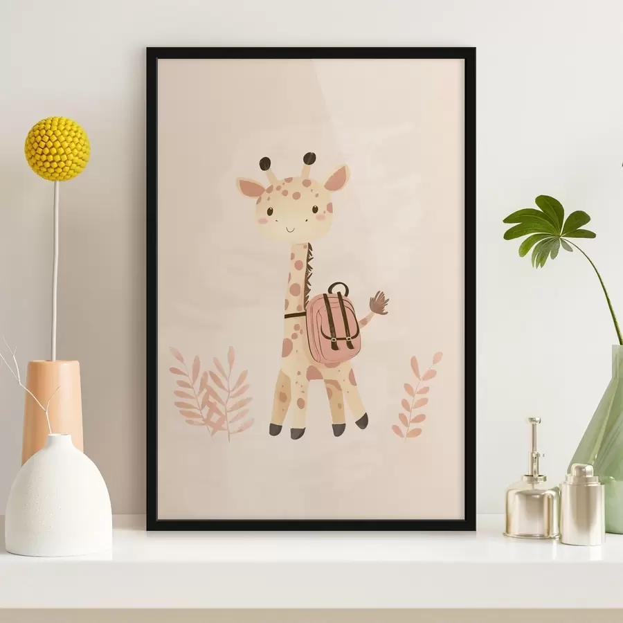 Fotobehang Giraffe f47065