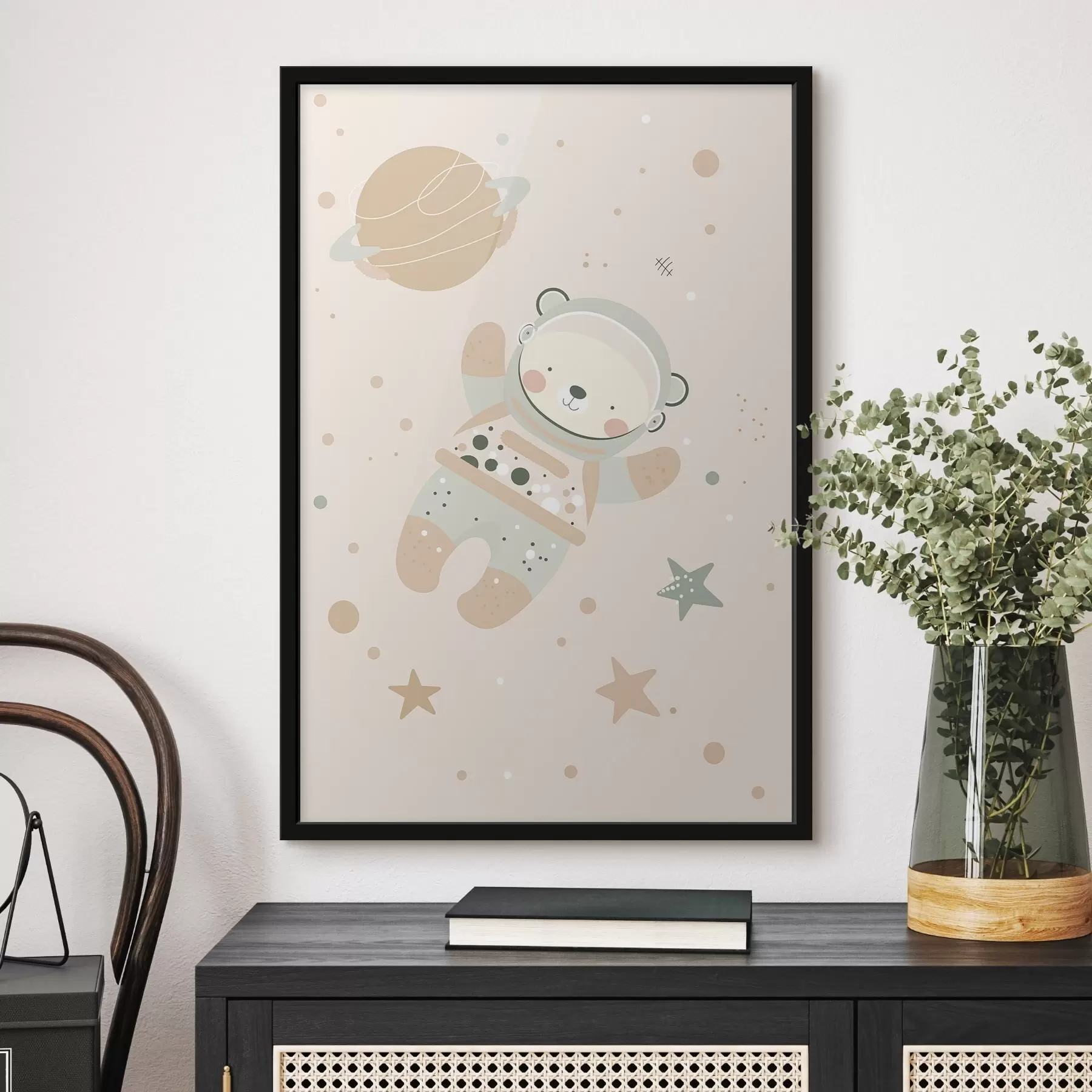 Fotobehang Kosmonautbeer f47068