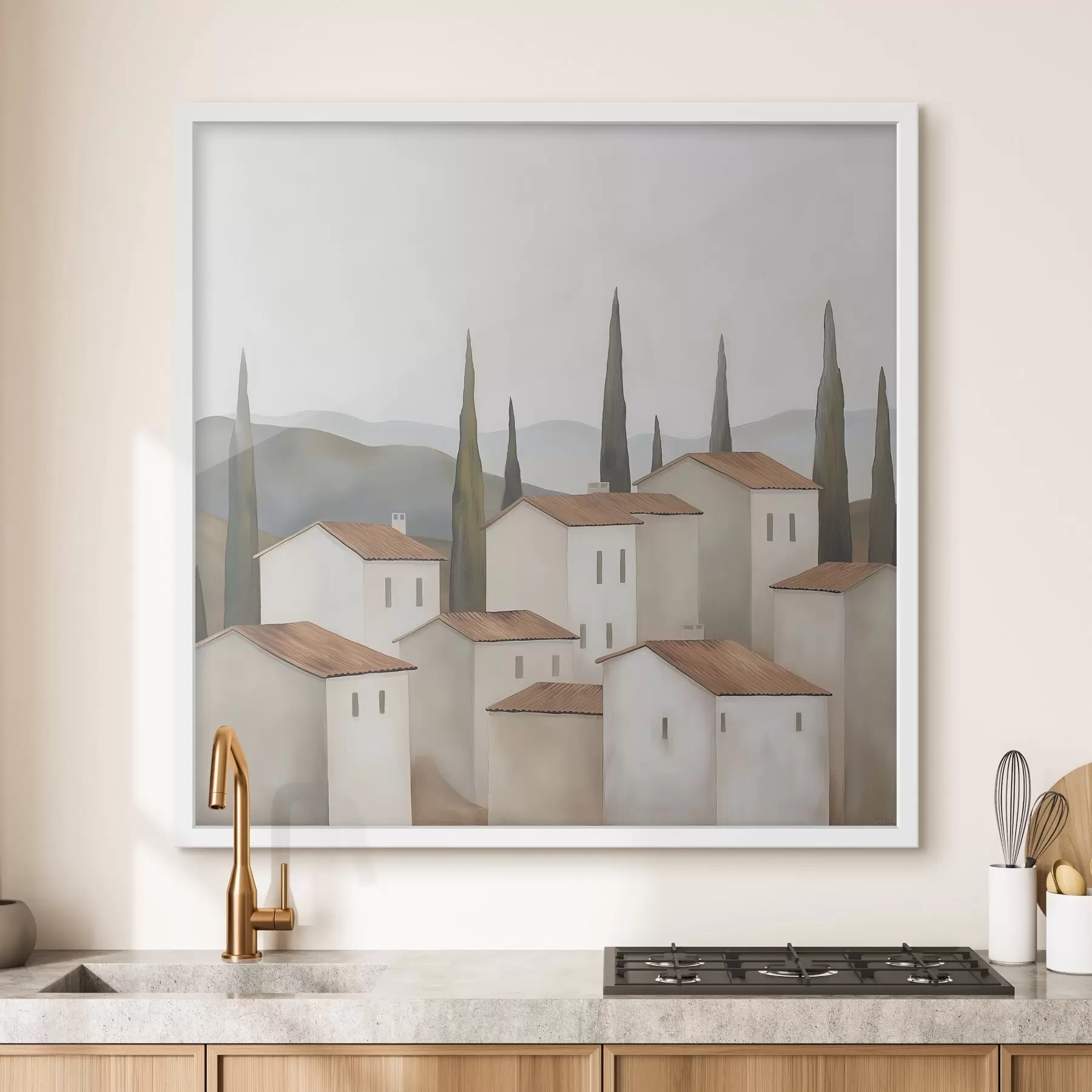 Fotobehang Pittoreske huizen f47069
