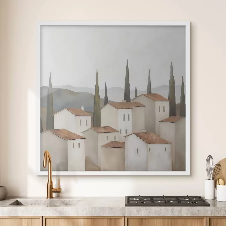Fotobehang Pittoreske huizen f47069