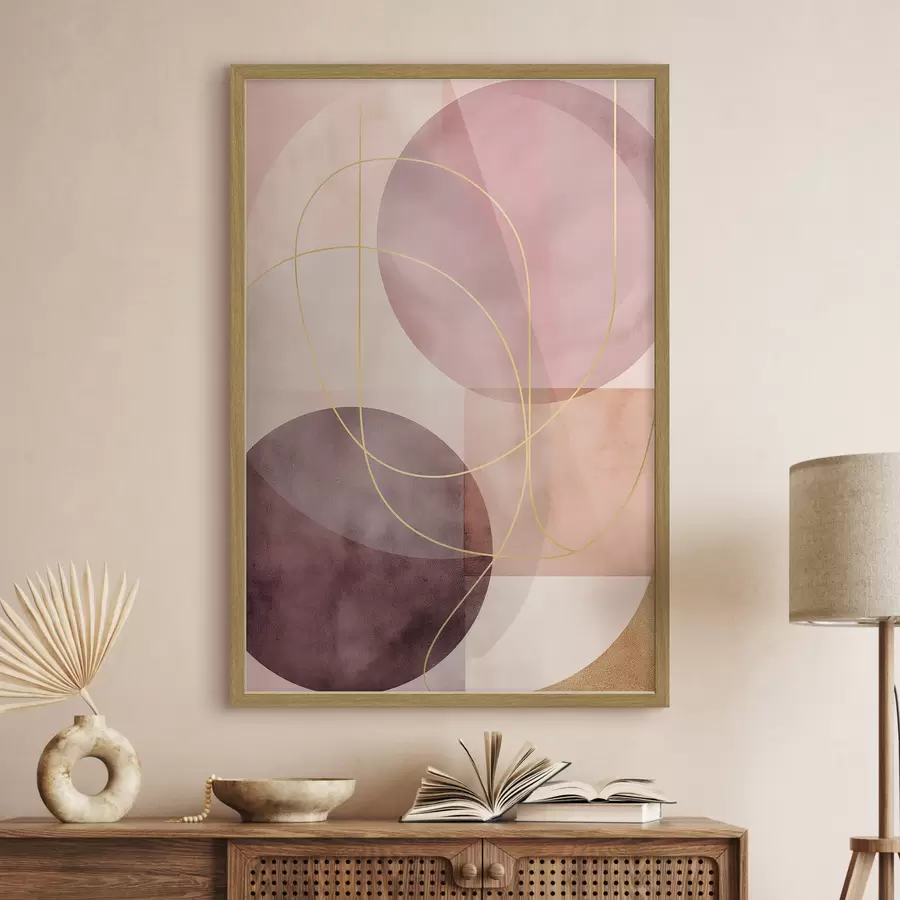 Fotobehang Abstracte cirkels f47070