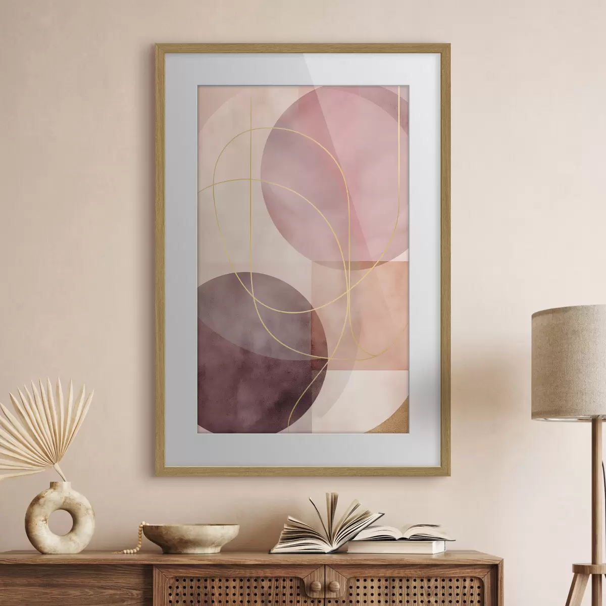 Poster Abstracte cirkels f47070