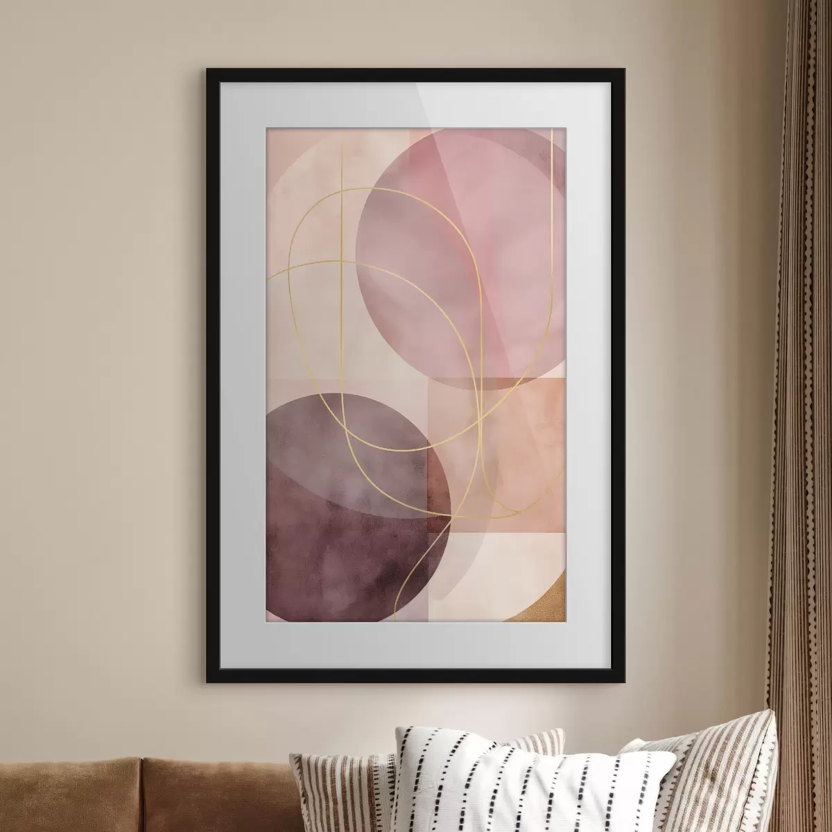 Poster Abstracte cirkels f47070