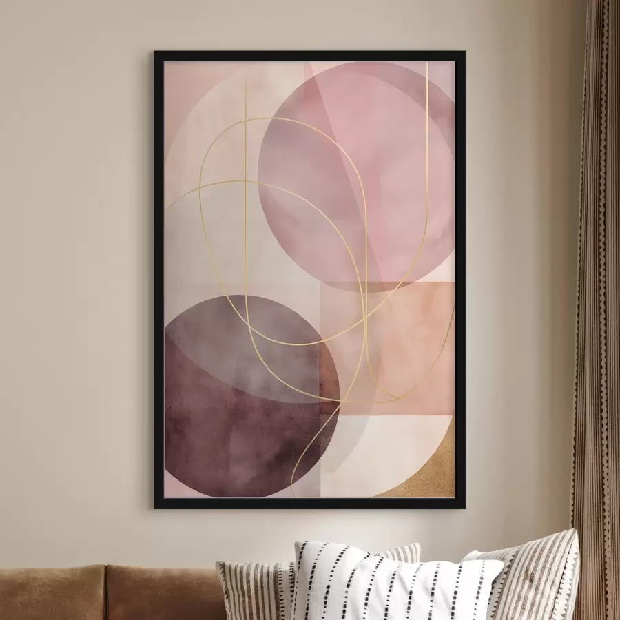 Fotobehang Abstracte cirkels f47070