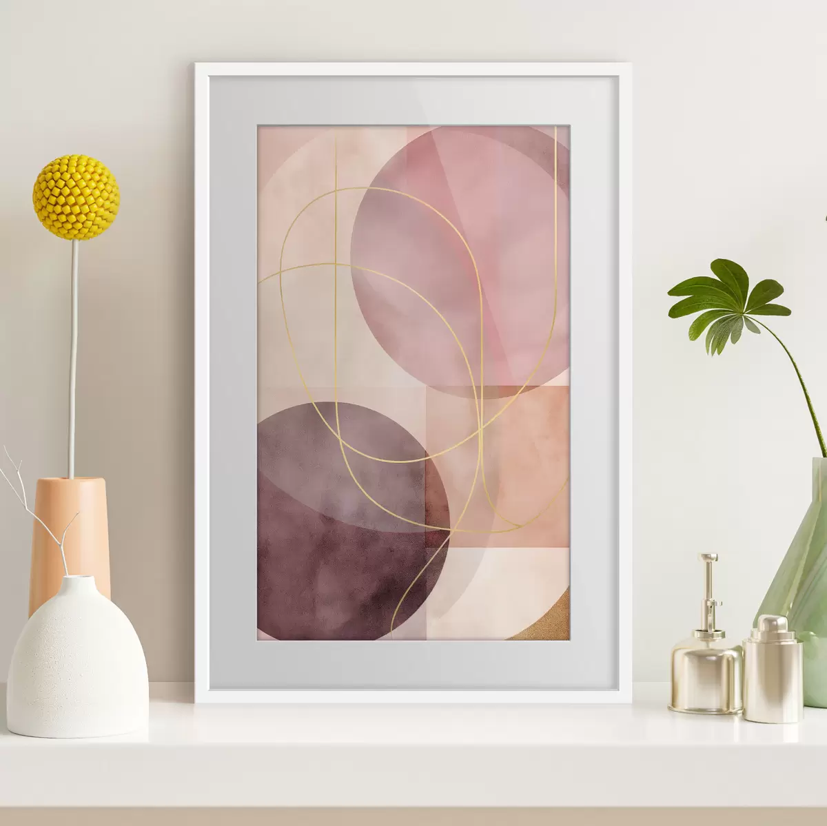 Poster Abstracte cirkels f47070
