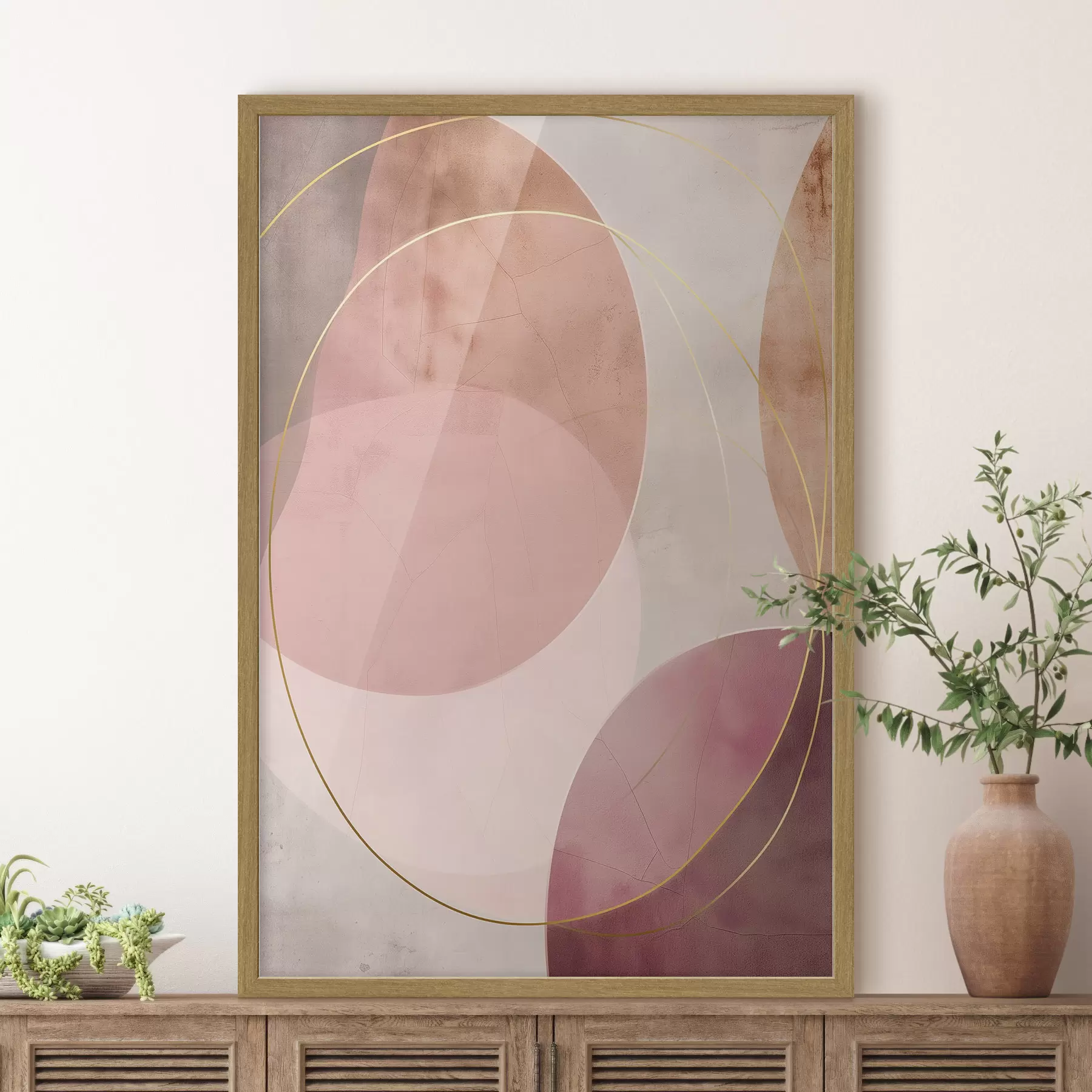 Fotobehang Abstracte cirkels f47071