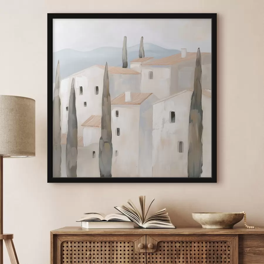 Fotobehang Pittoreske huizen f47074