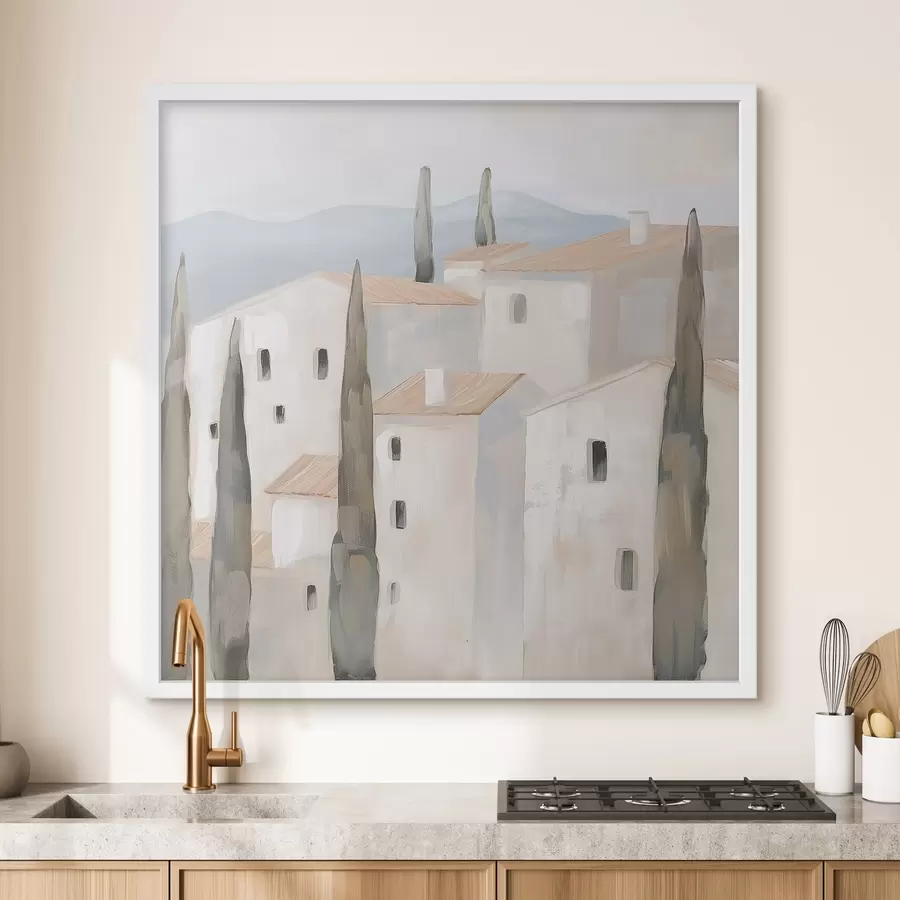 Fotobehang Pittoreske huizen f47074