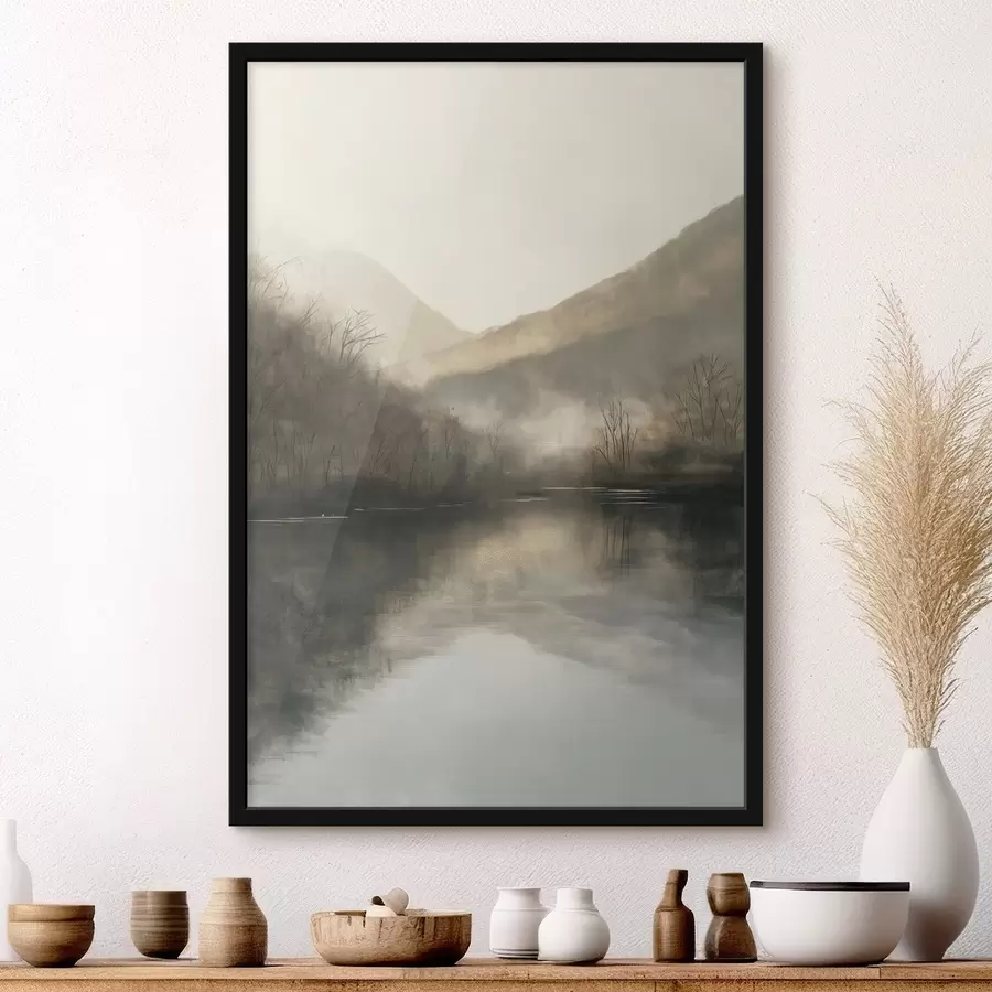 Fotobehang Bos en bergen f47079