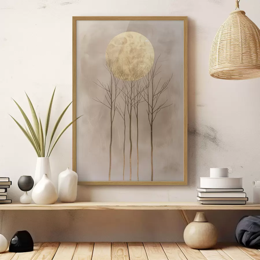 Fotobehang Boom en licht f47083