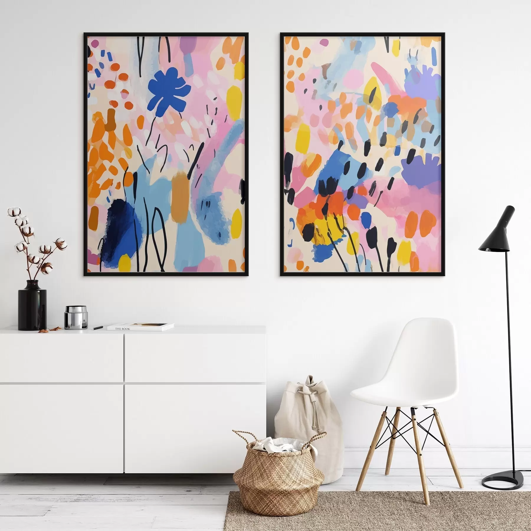 Fotobehang Levendige kleuren die in harmonie dansen d00268