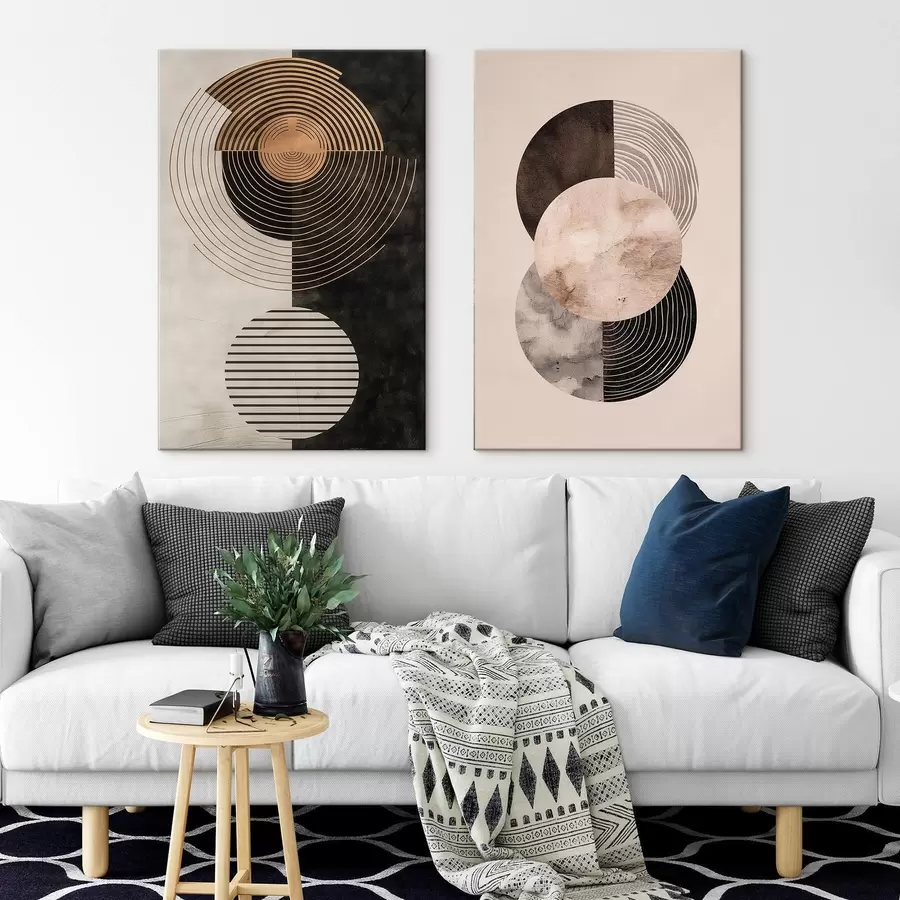  Schilderijen Geometrische gelijkheid m01146