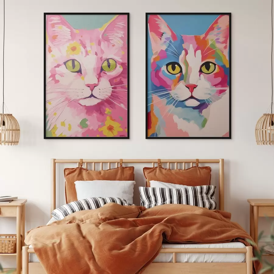 Fotobehang Katten d00392