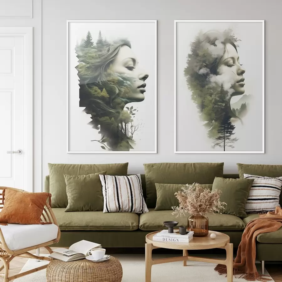 Fotobehang Mensen, meisjes, natuur d00427