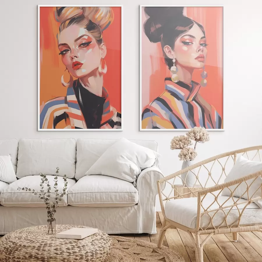 Fotobehang Portretten van vrouwen d00498