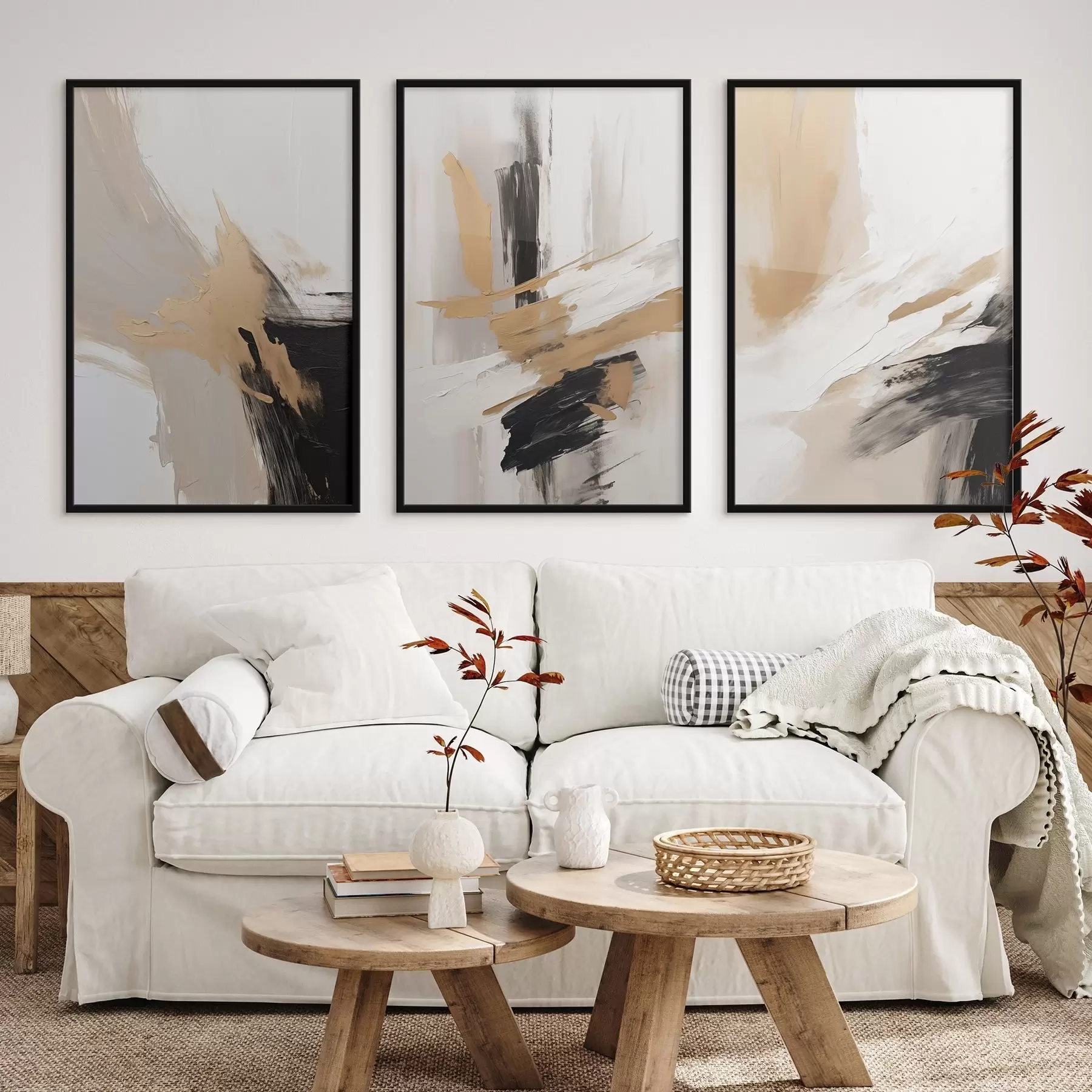 Fotobehang Moderne abstractie imitatie van penseelstreken d00505