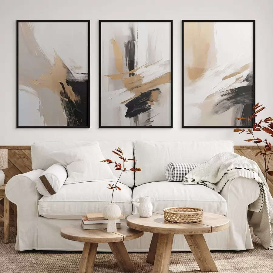 Fotobehang Moderne abstractie imitatie van penseelstreken d00505