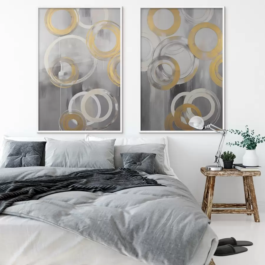 Fotobehang Abstractie met cirkels d00509