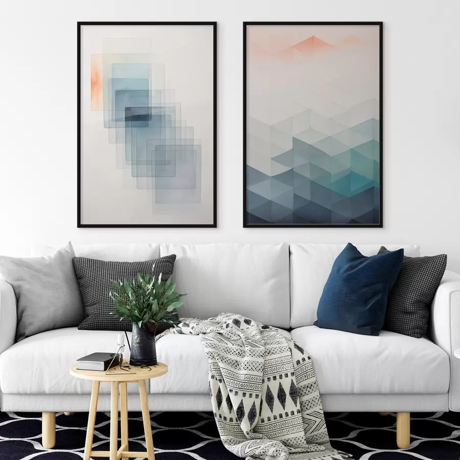 Fotobehang Moderne geometrische abstractie d00537