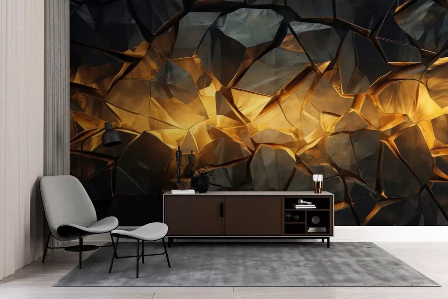 Fotobehang Aquarelsteenimitatie w05045