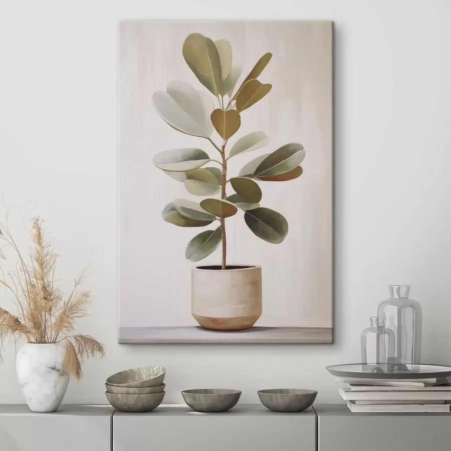  Schilderijen Ficus in een pot s47152