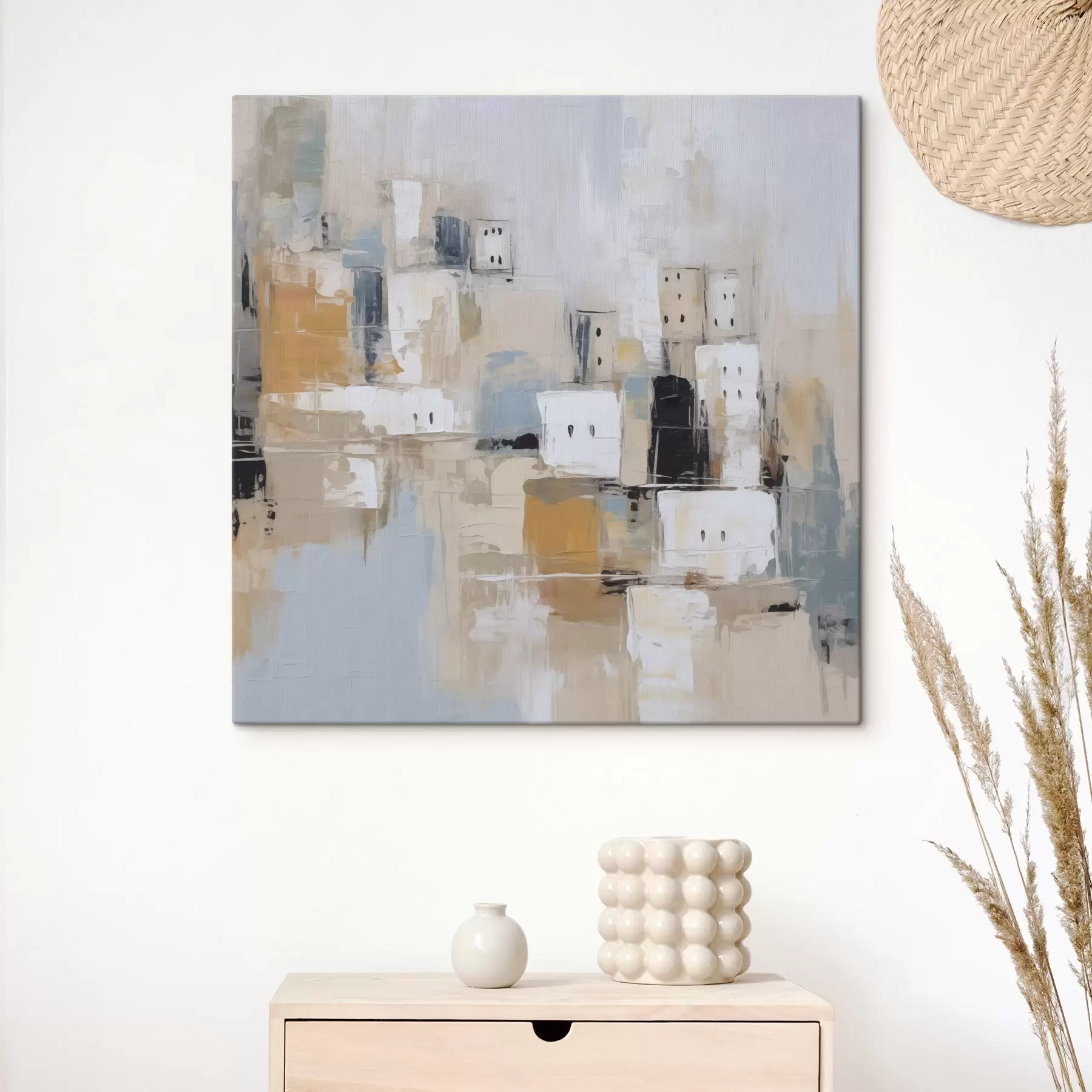  Schilderijen Abstracte imitatie van schilderkunst in de stad s47242