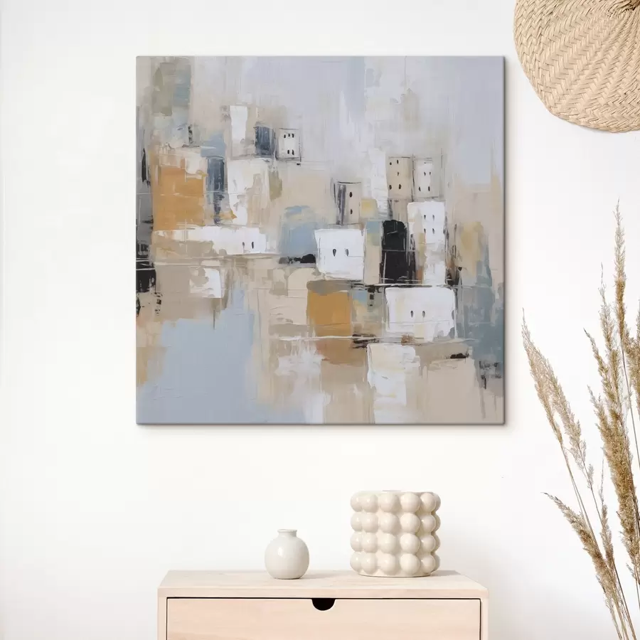  Schilderijen Abstracte imitatie van schilderkunst in de stad s47242