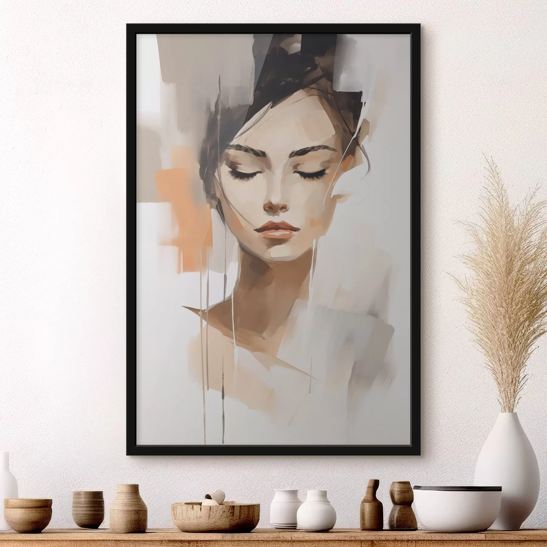 Fotobehang Portret van een meisje f47150