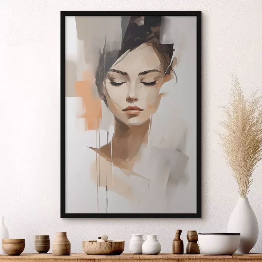 Fotobehang Portret van een meisje f47150