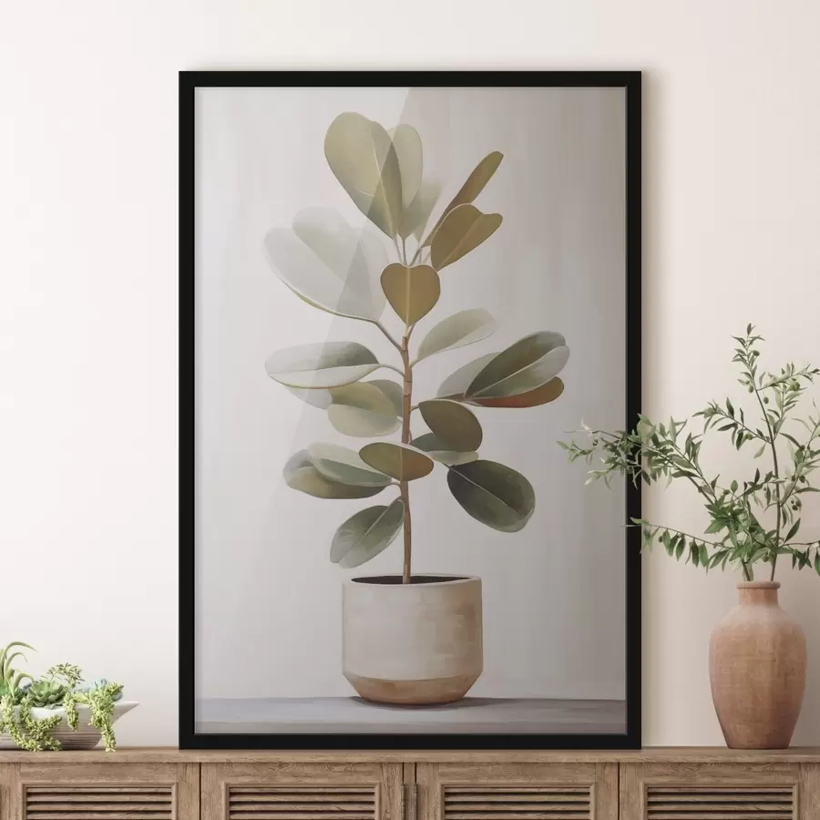 Fotobehang Ficus in een pot f47152