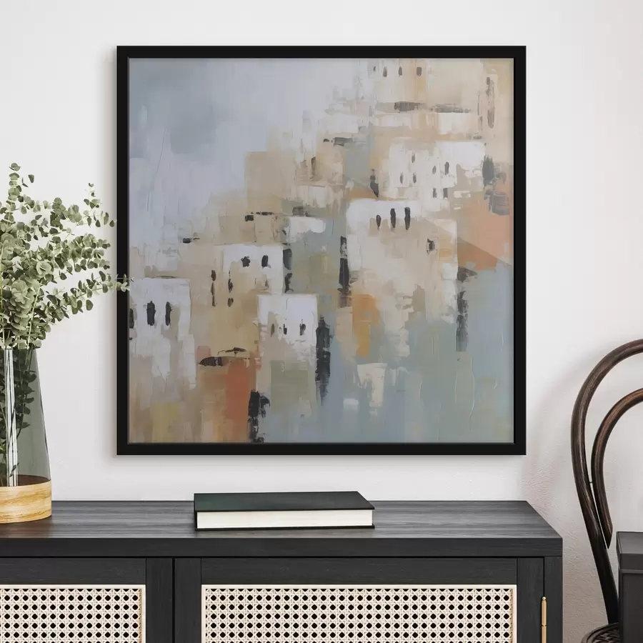 Fotobehang Abstracte stad f47241