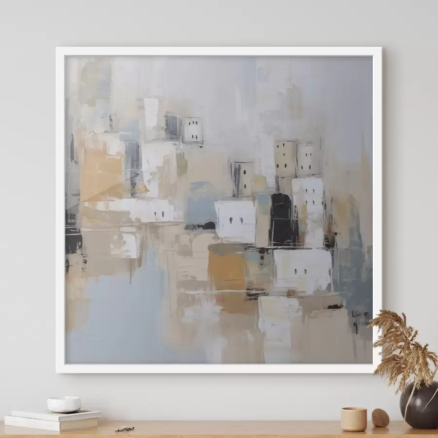 Fotobehang Stad zwevend in stilte f47242