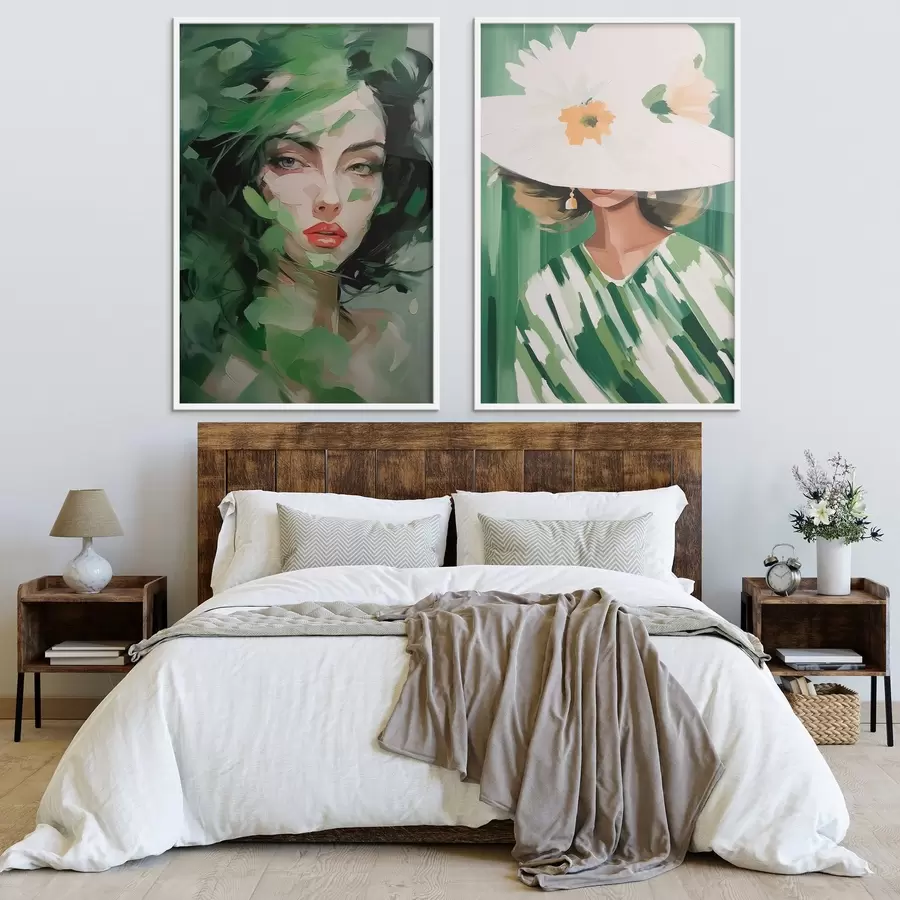 Fotobehang Portretten van vrouwen d00844