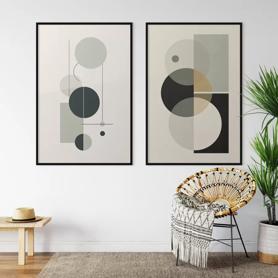 Fotobehang Geometrische abstractie d00909