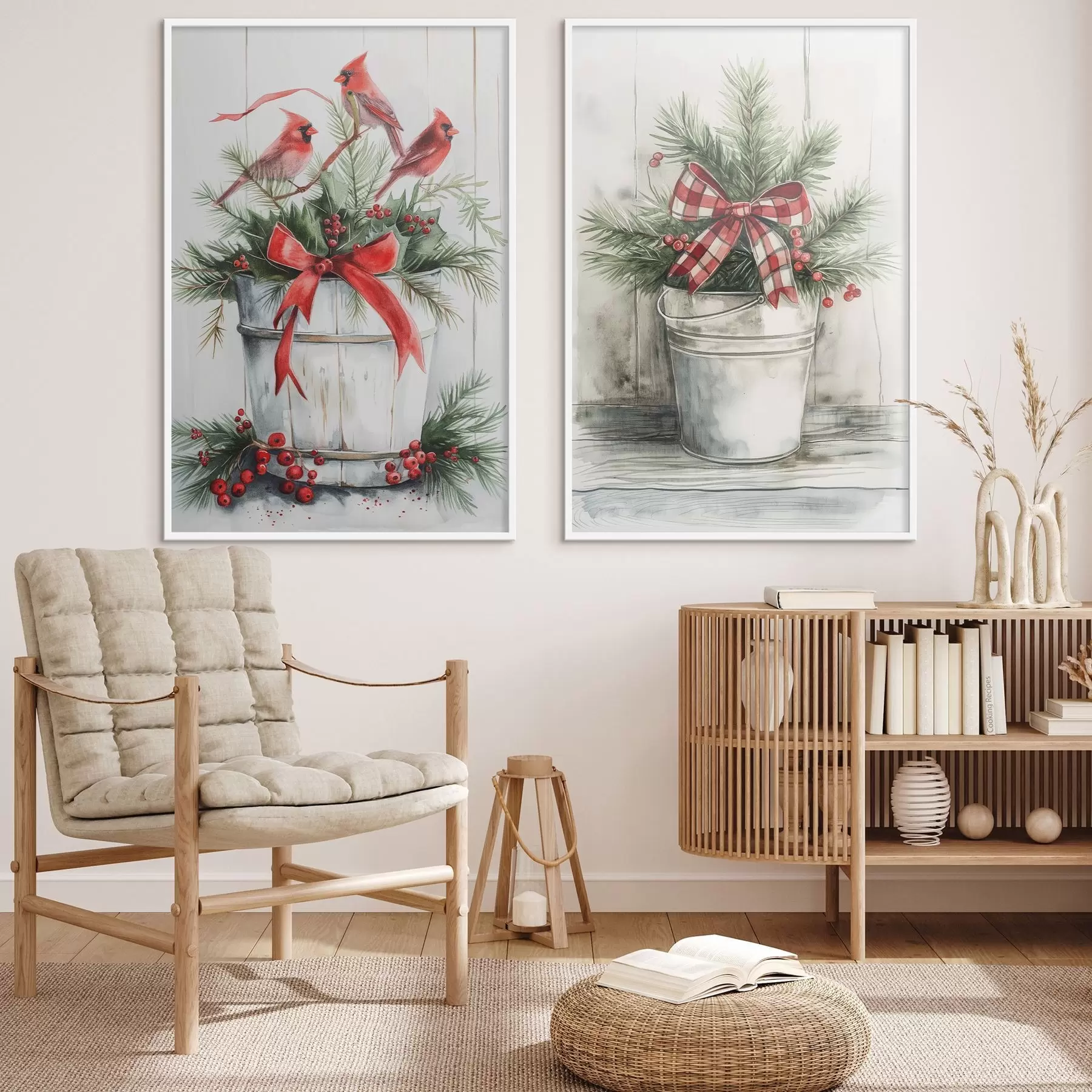 Fotobehang Kerstpotten d00959