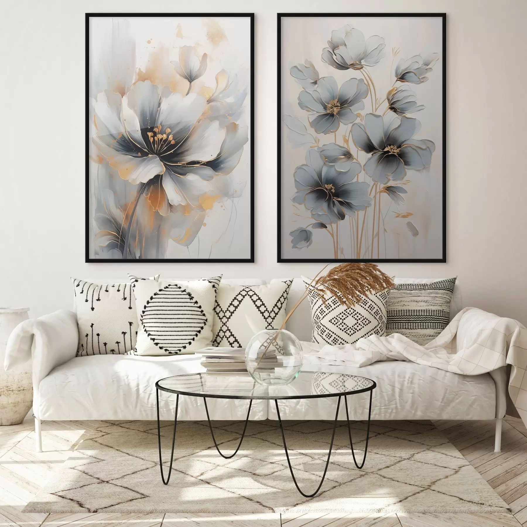 Fotobehang Abstracte bloemen d01043