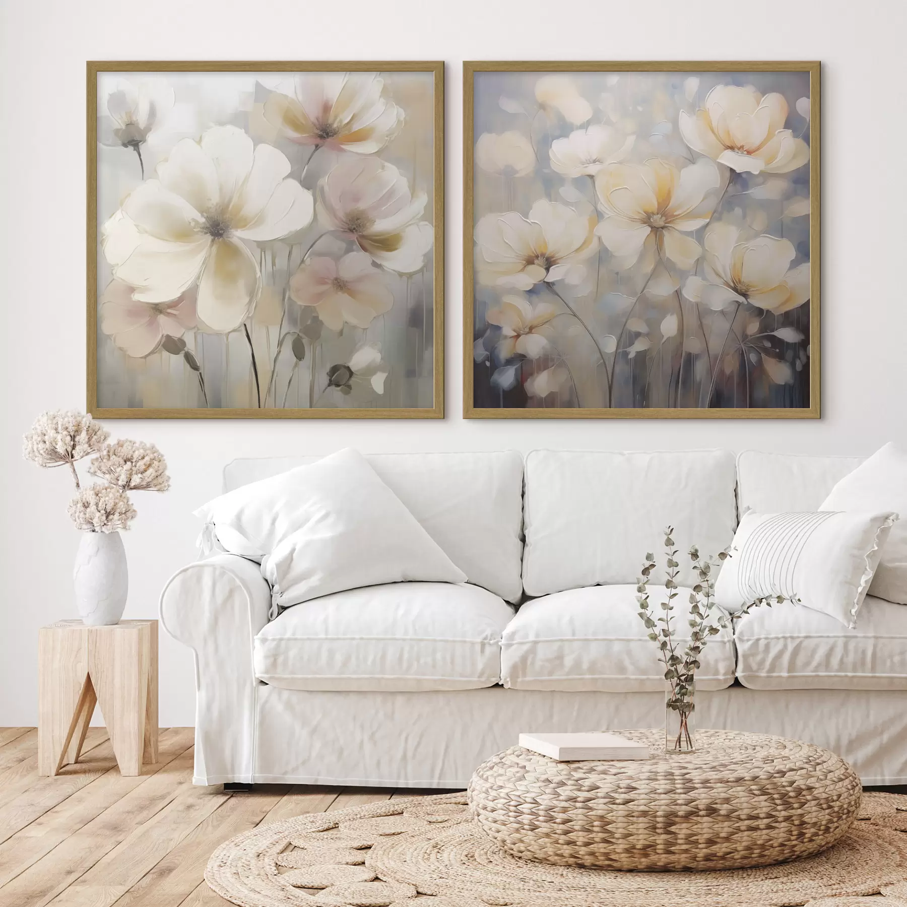 Fotobehang Primitieve bloemen d01048