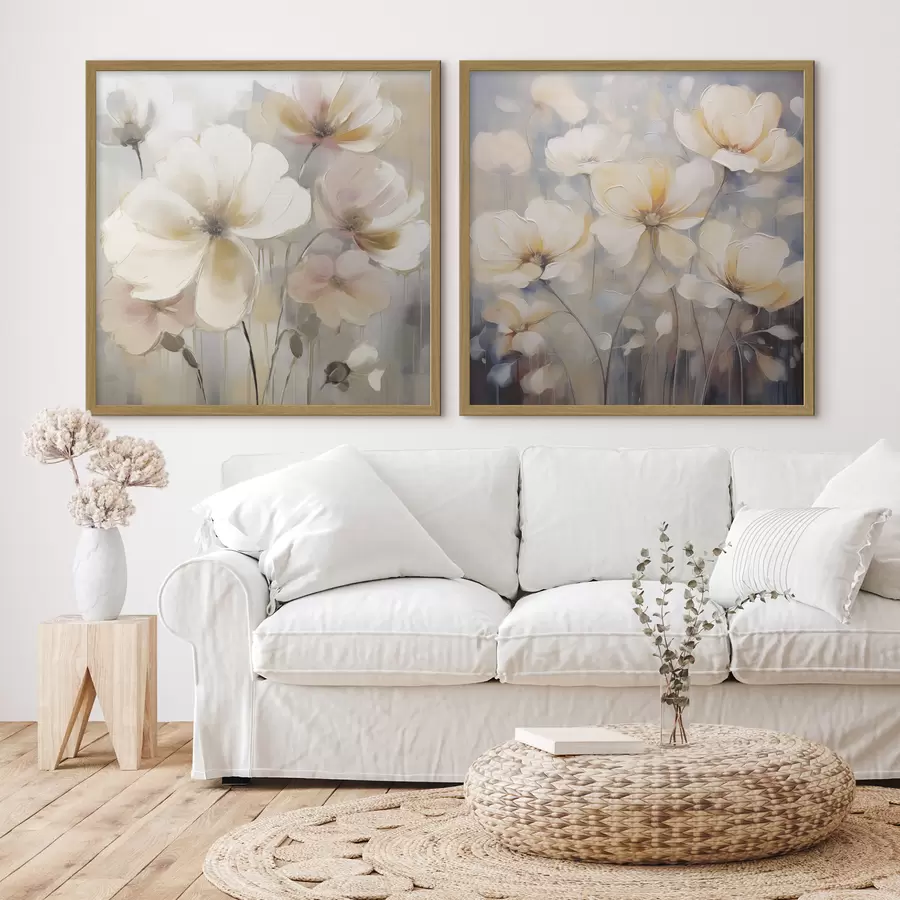 Fotobehang Primitieve bloemen d01048