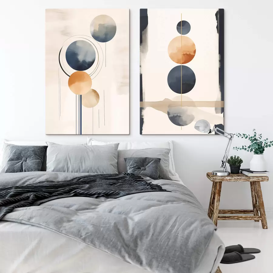  Schilderijen Abstracte bollen m01133